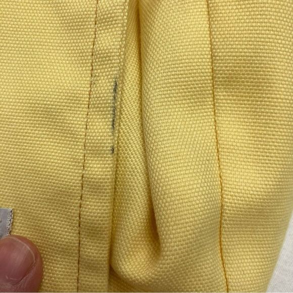 Vintage Yellow London Fog Maincoats SZ 10 Reg Button Close 2 Pocket Collar Lined - Picture 12 of 15